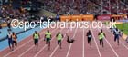 Nickel Ashmeade wins the 100 metres and Yohan Blake goes down at the Glasgow Diamond League. Photo: David T. Hewitson/Sports for All Pics